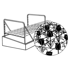 Stützen für Schnittblumen-Drahtgeflechte