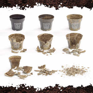 Pflanztopf POTT aus Naturfaser 12 x 10 cm