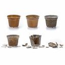 Pflanztopf PLENTA hell 12 x 10 cm