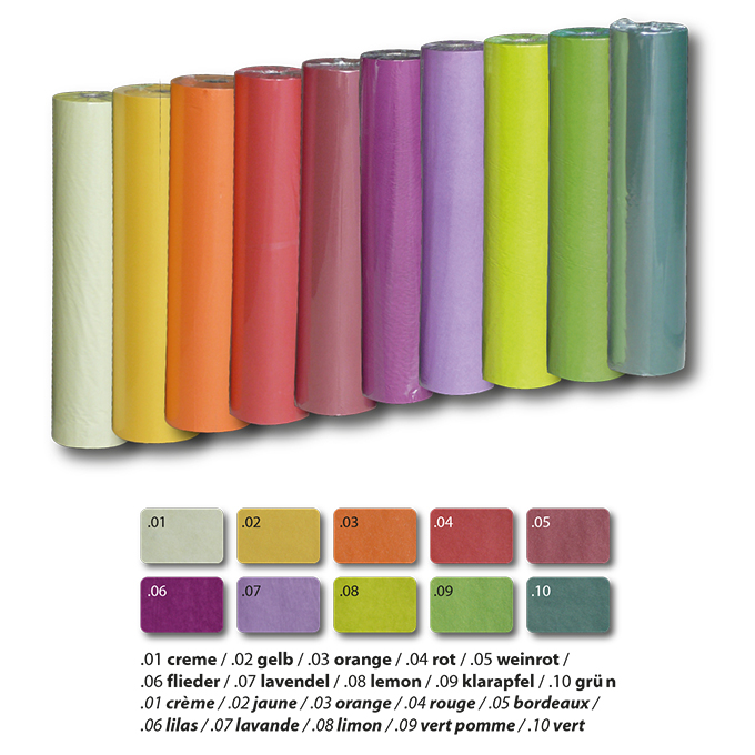 Blumenpapier 30 g/m2, rot, 50 cm breit