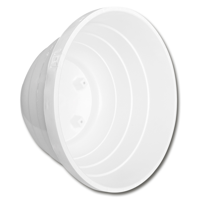 Blumenampel KOMET weiss, 20 cm ø