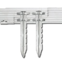 Erdspiess Aluminium braun