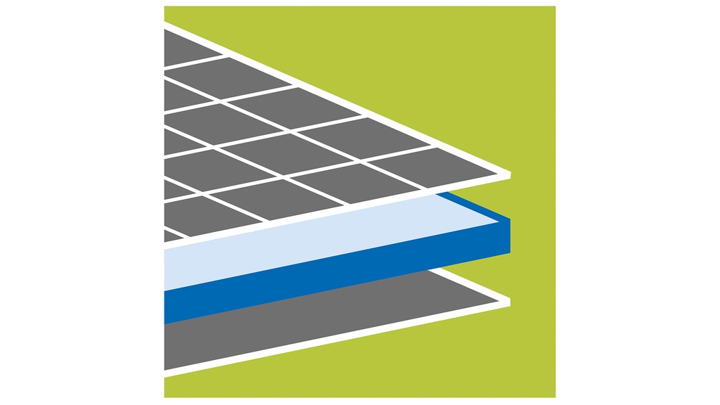 Bewässerungsmatte VIVAPLUS, 400 g/m², 3-lagig, 50 m lang, 150 cm breit