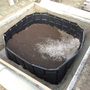 Wurzelführungsplatten HDPE 2 mm, 220 cm lang 57 cm hoch