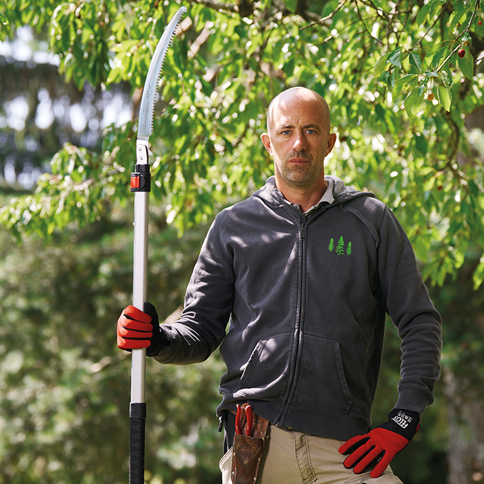 Teleskopsäge FELCO 682, 2-teilig, Blattlänge 33 cm, Länge 207-340 cm