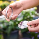 154.216_Platine 50 mm Ø mit Sieblöcher 1.0 mm