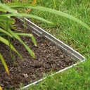 Randbegrenzung Aluminium silber 4.8 mm x 14 cm