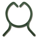 Pflanzenclip 20 mm Ø, Beutel à 1000 Stück