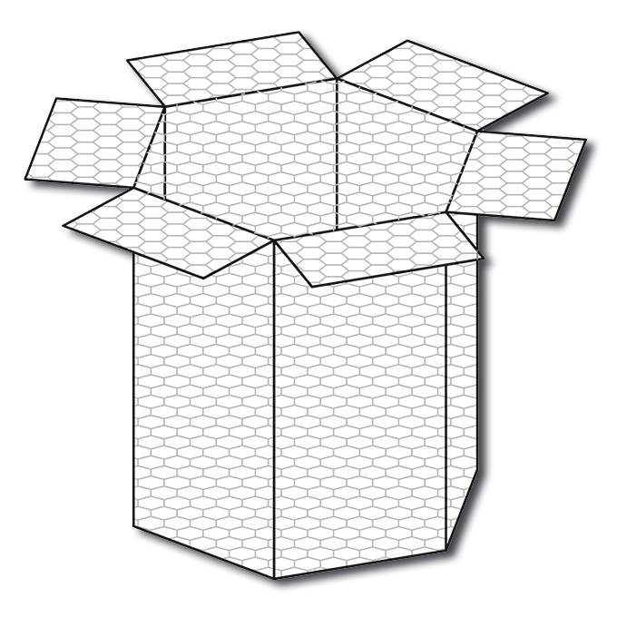 Corbeilles de protection contre les campagnols galvanisé 50 x 50 cm