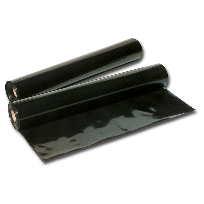 PE-Folie schwarz, Länge 50 m, Breite 400 cm, Dicke 0.15 mm