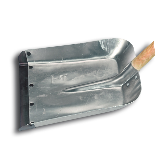 Wegmacherschaufel mit Federstahlmesser, Blatt 36x30 cm