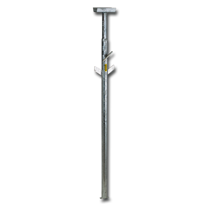 Stütze für Stahlprofilfirst mit Auszug