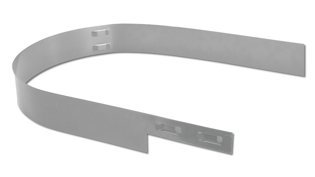 Randbegrenzung Edelstahl, Höhe 10.2 cm, Dicke 2 mm