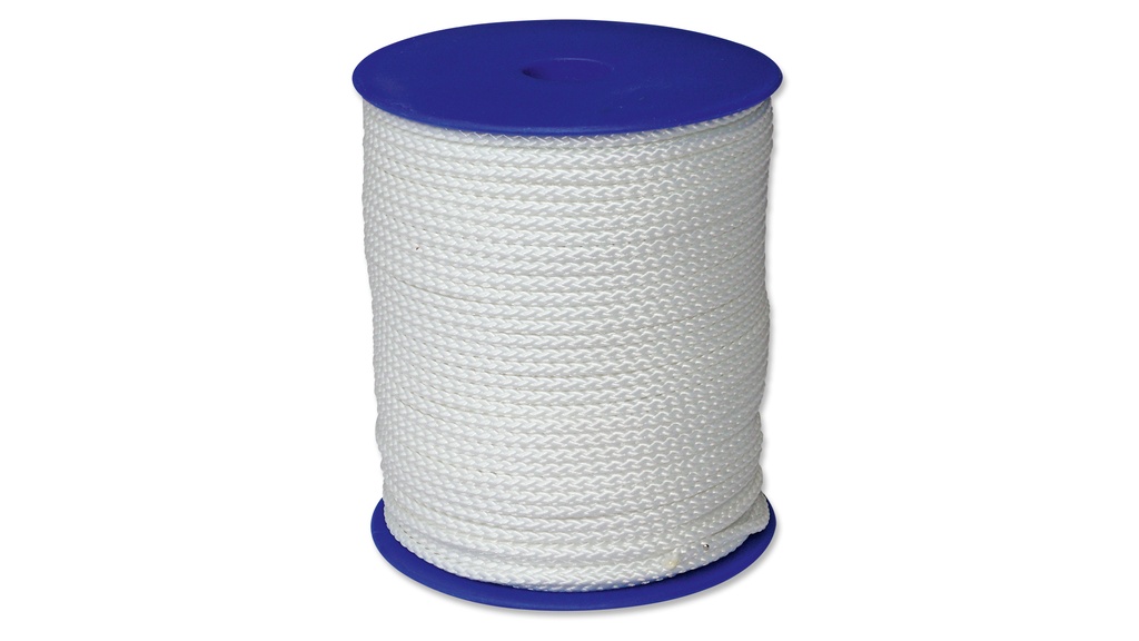 Cordon en nylon blanc ø 4 mm, 100 m
