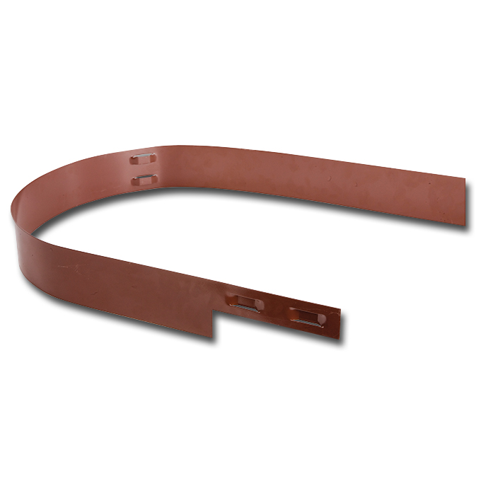 Randbegrenzung Stahl braun pulverbeschichtet 2 mm x 10.2 cm