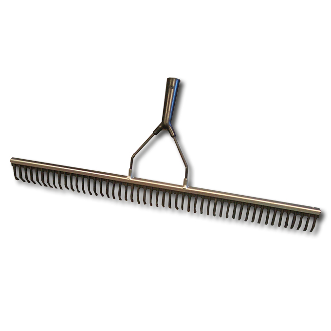 Gummirechen 49 Zinken, 75 cm breit