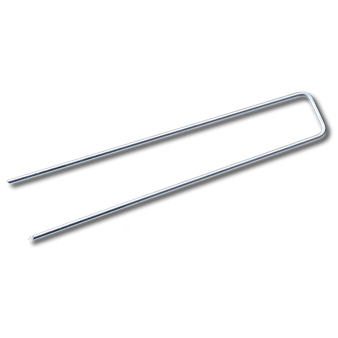 Agrafe en U zinguée 23x3x23 cm, 250 pièces