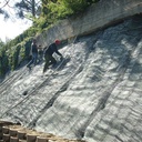 Erosionsschutz-Begrünungsmatte vorbesät 400 g/m², 205 cm breit, Rolle à 50 m