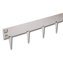 Randbegrenzung feste Zacken Stahl verzinkt 2.5 mm x 10 cm, 250 cm lang