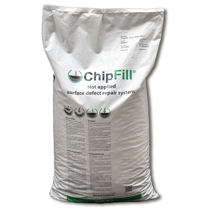 Thermoplastik ChipFill, Sack à 12 kg