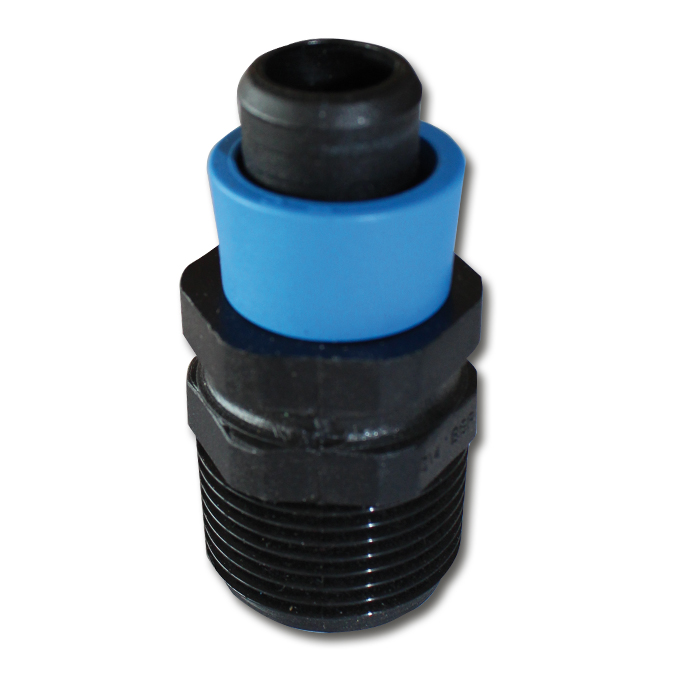 Anfangstück 3/4" AG, 1 Abgang mit Ring