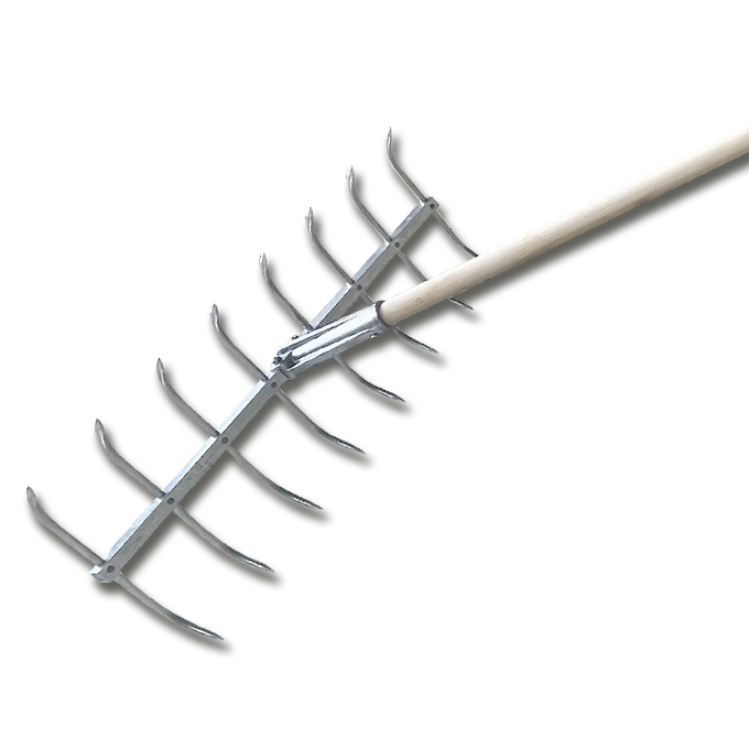 Schwarberrechen mit T-Stiel, 54 cm breit