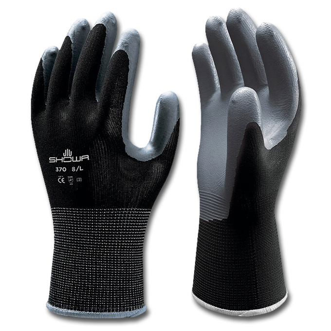 Gants de protection SHOWA noirs, taille 8/L