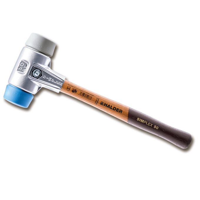 Schonhammer SIMPLEX ø 40 mm blau/grau, Aluminiumgehäuse