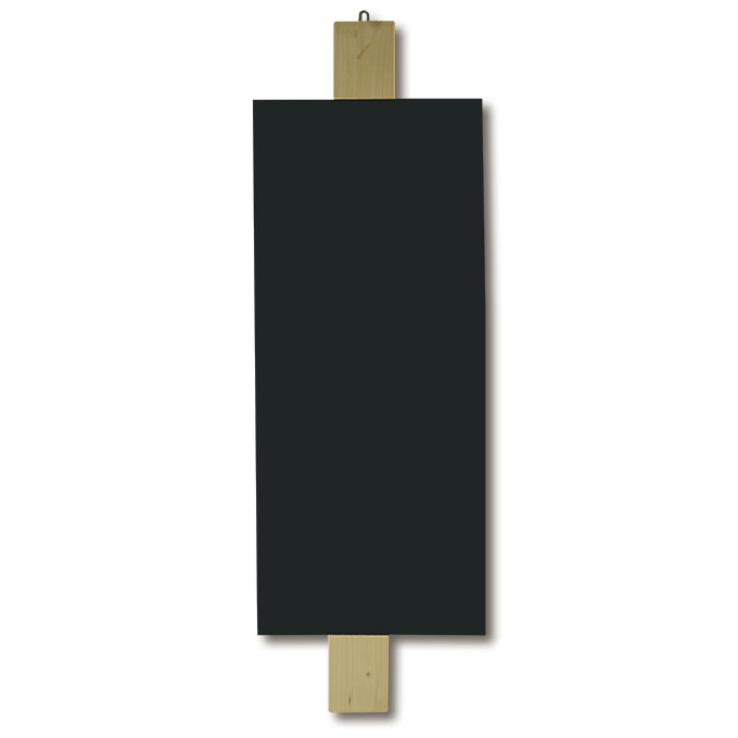 Pancarte façon ardoise «déco» 30 x 70 cm, hauteur 90 cm