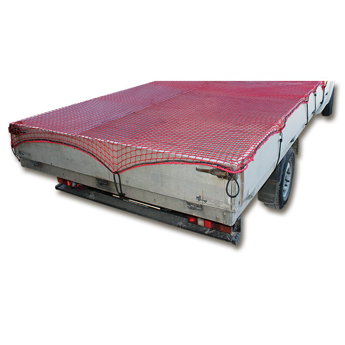 Abdecknetz rot knotenlos, 150 x 270 cm