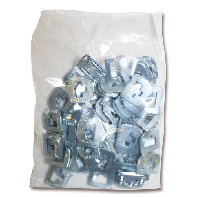 Oesen LIGAREX für 10 mm breite Bänder, Beutel à 100 Stück