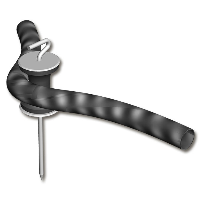 Rouleau d'angle, longueur totale 57 cm