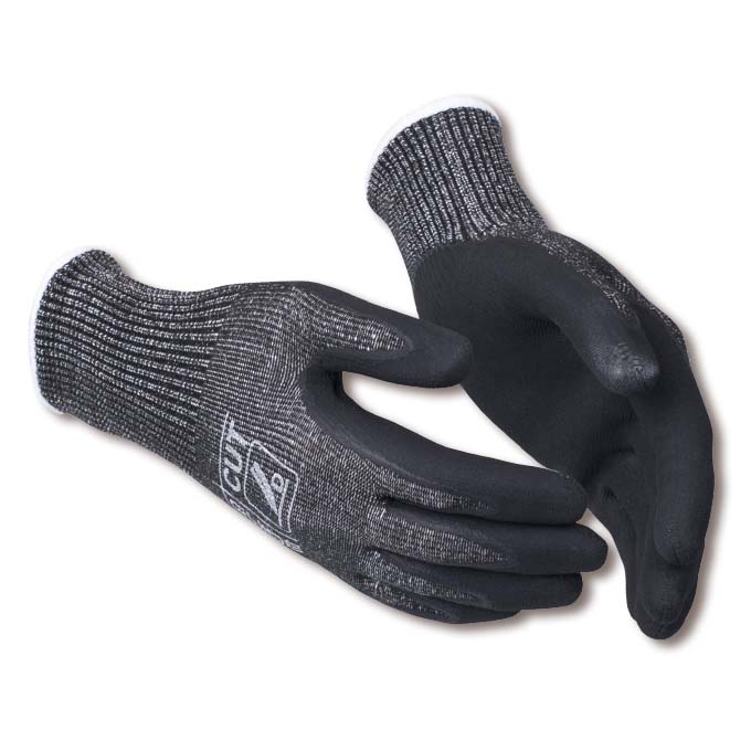 Gant de sécurité anti-coupure GUIDE, avec revêtement en nitrile, taille 10