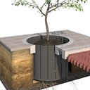 Wurzelführungsbahn ROLLRIB® 90 cm hoch, Rolle à 21 m