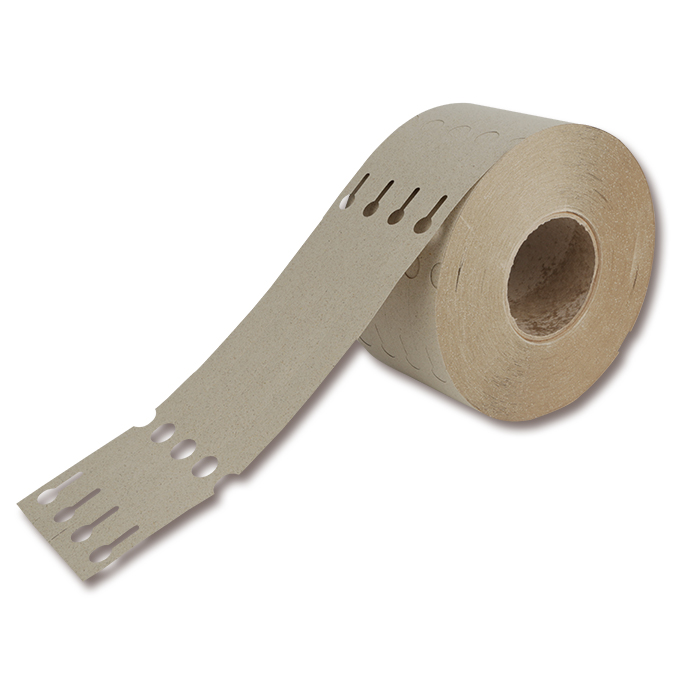 TT-Schlaufenetiketten BIO 250 x 25 mm 4-bahnig, Rolle à 1'500 Stück