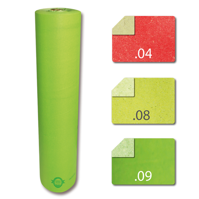 Papier d‘herbe 40 g/m2, vert pomme, largeur 75 cm