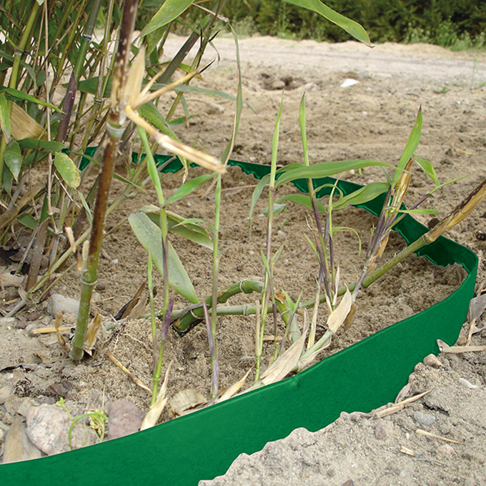 Barrière anti-racine PEHD 2 mm vert, longueur 25 m, largeur 70 cm