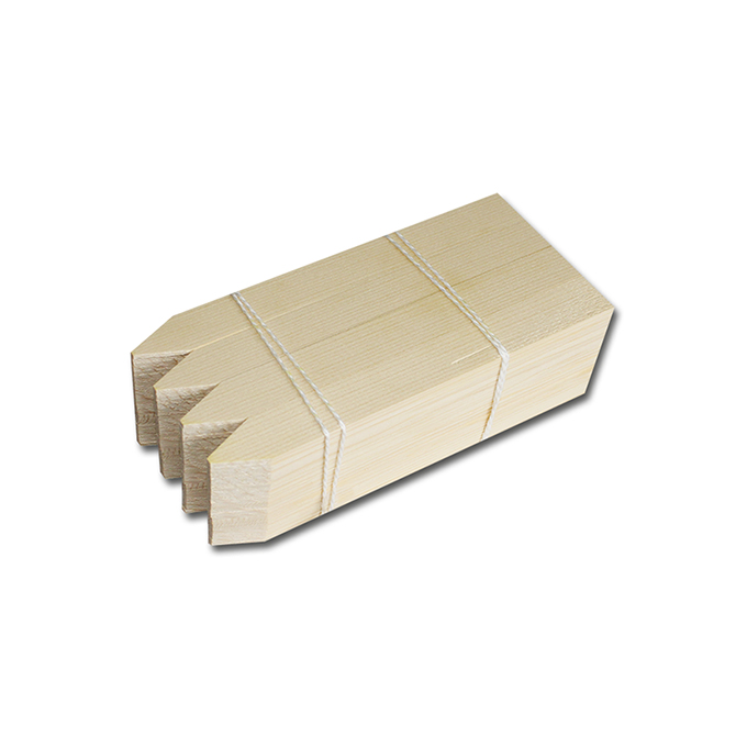 Etiquettes en bois naturel, 180 x 20 mm, bottes de 100 pièces