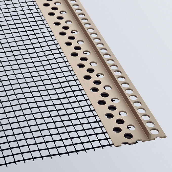 Profil de bordure pour pavés steinfix® filet beige gris, longueur 200 cm, hauteur du talon 10 mm