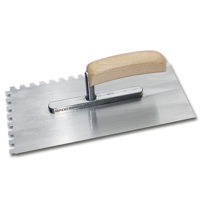 Glättekelle gezahnt 8 x 8 mm