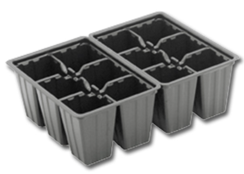 Kulturschale 12 (2x6) Mulden