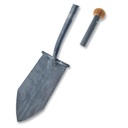 Kraftspaten KRUMPHOLZ, spitz, Blattgrösse 29x16 cm