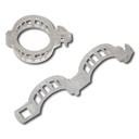 Pflanzenbefestigungsclip 23 mm transparent, Beutel à 500 Stück