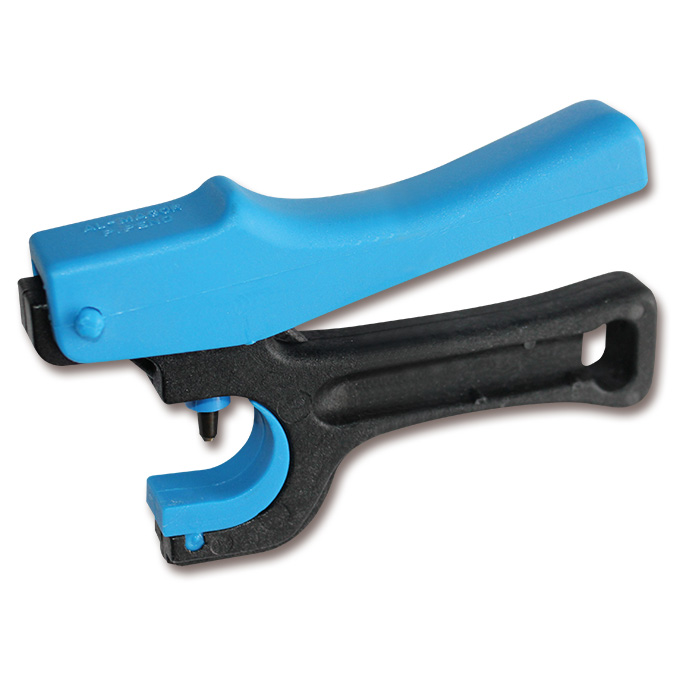 Lochzange mit 3 mm Einsatz für 25 und 32 mm PE-Rohr