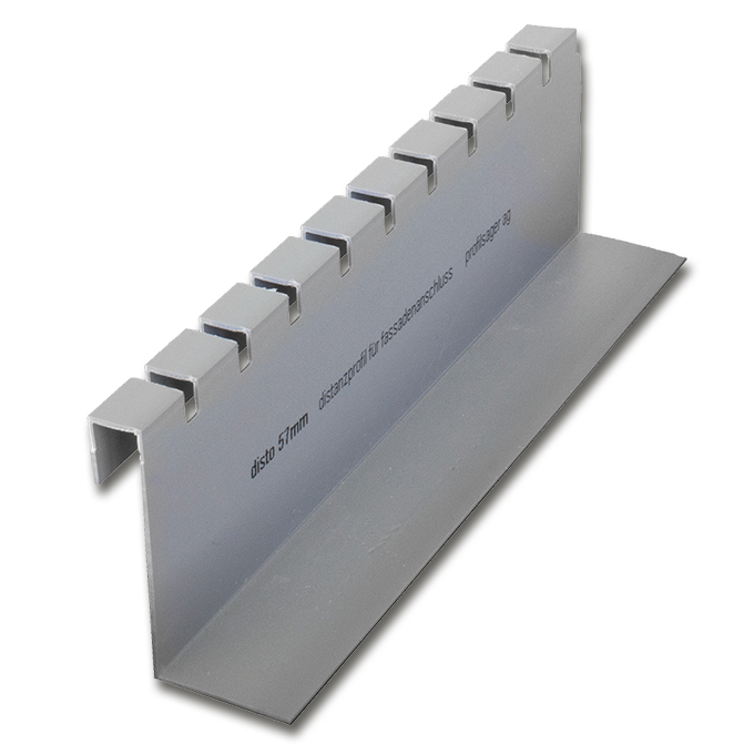 Profil de distance disto®, longueur 200 cm, hauteur 77 mm