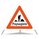 Signal pliable TRIOPAN, signal 1.14 «Paysagiste», qualité normale, grandeur 90 cm