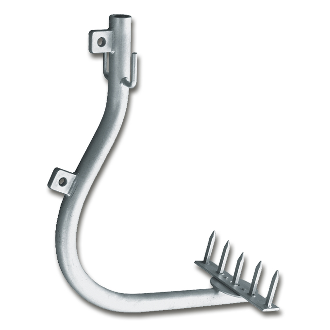 Fourche pour mottes avec barre d'épines