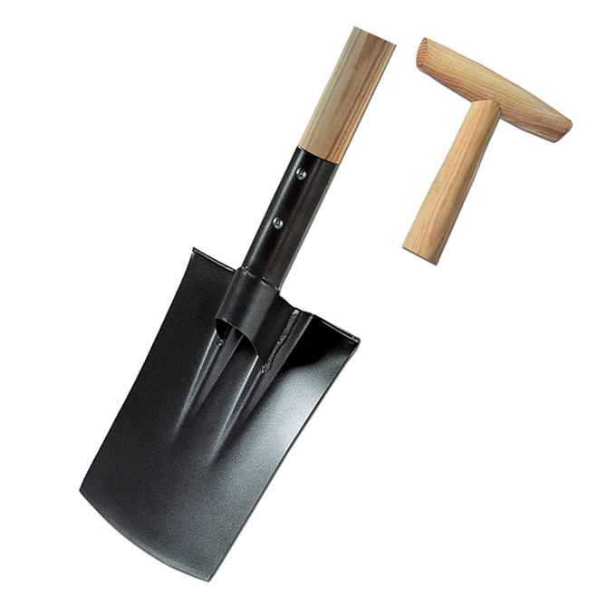 Bêche pour jardinier ERGOLINE, lame 30.2x18.5 cm