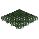Dalles gazon, en plastique vert, 50x50 cm