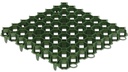 Rasengitterplatte, aus Kunststoff grün, 50 x 50 cm